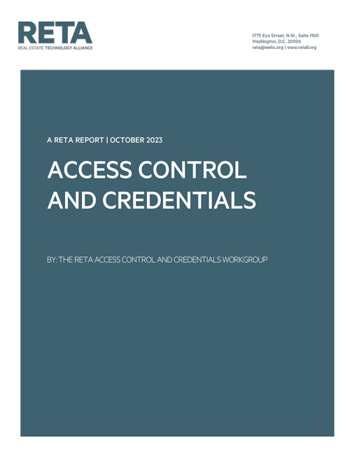 Access Control and Credentials: A 
RETA Whitepaper