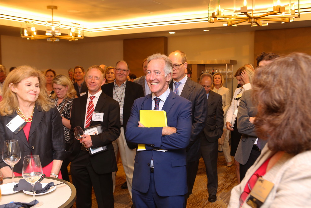 Rep. Richard Neal (D-MA), chair of the House Ways and Means Committee, waits to speak at the 2019 NMHC Congressional Reception.