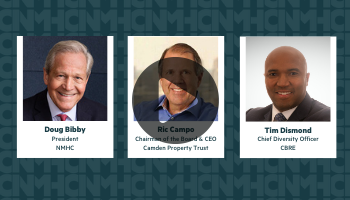 Webinar: Breaking the Glass Ceiling: Accelerating Corporate Board and C-suite Diversity A Conversation with Ric Campo, Camden Property Trust and Tim Dismond, CBRE