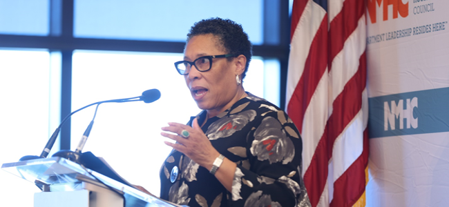 HUD Secretary Marcia L. Fudge briefs attendees on the Department’s recent initiatives related to housing affordability, COVID relief and more.