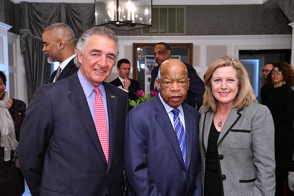 John Lewis with NMHC Members, Tom Bozzuto & Julie Smith of Bozzuto Group