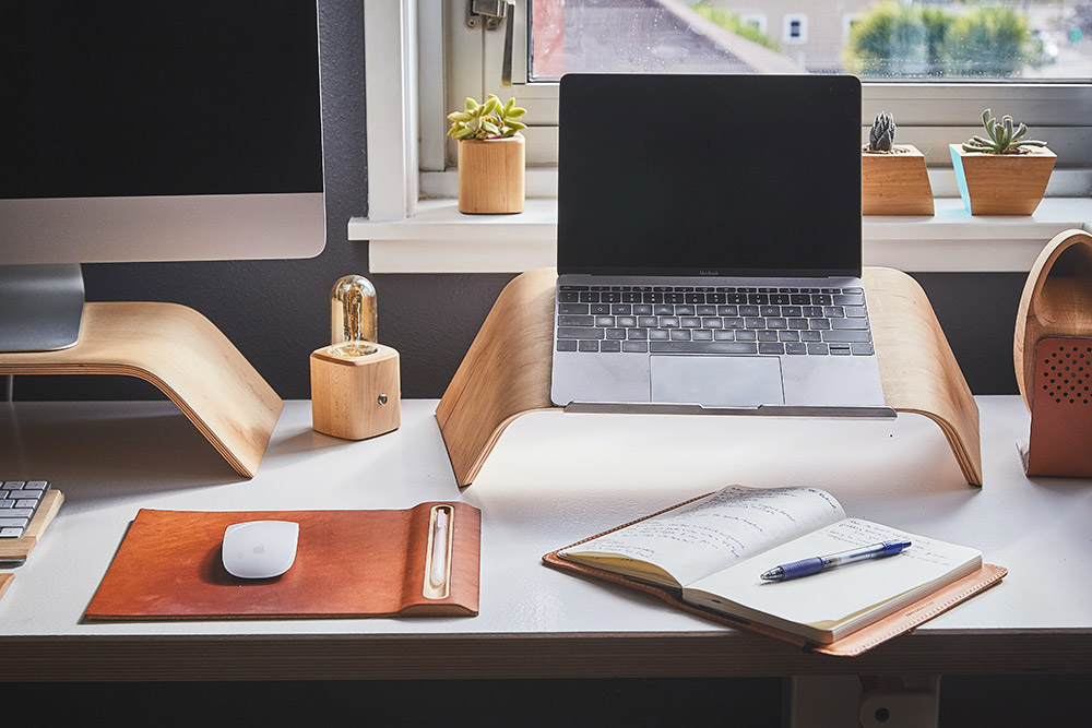 Working from home laptop and computer