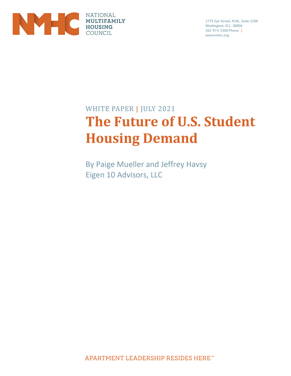 Future of Student Housing Report