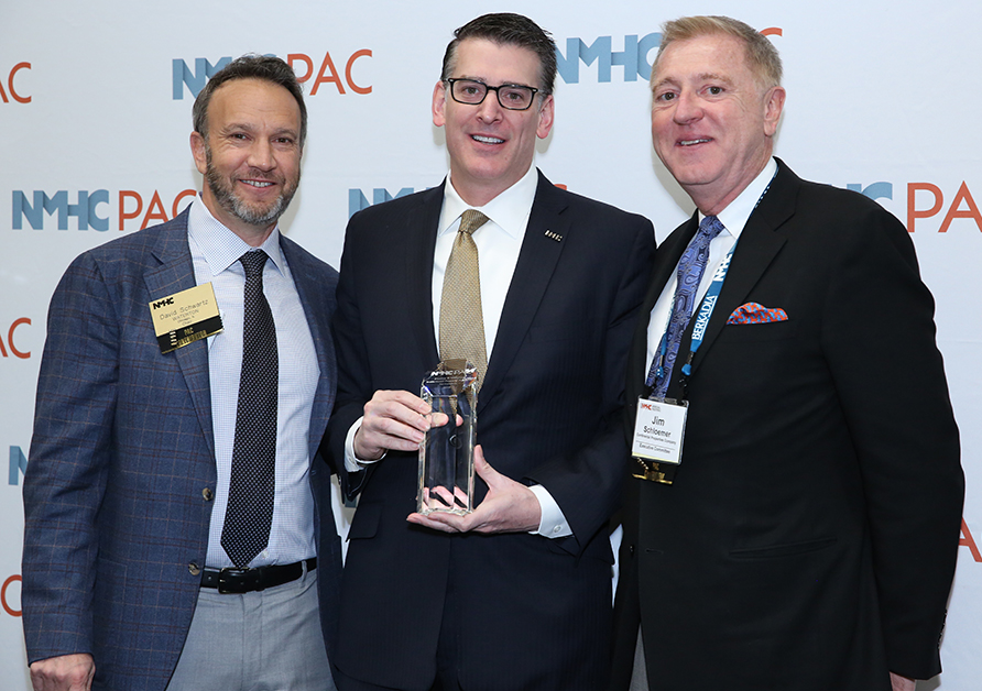 David Schwartz, John Sebree and Jim Schloemer at the 2020 NMHC Annual Meeting