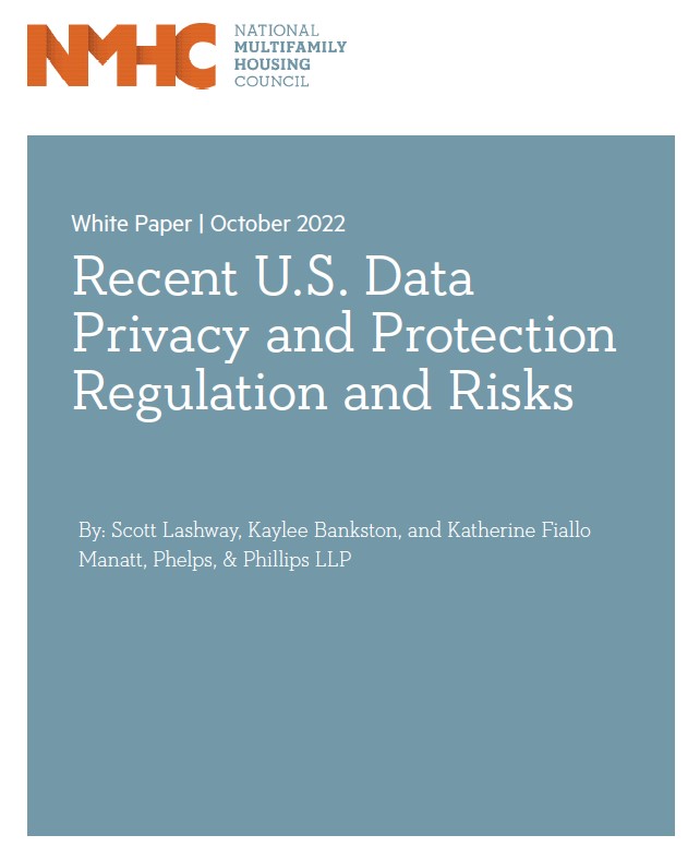 NMHC White Paper – Recent U.S. Data Privacy and Protection Regulation and Risks